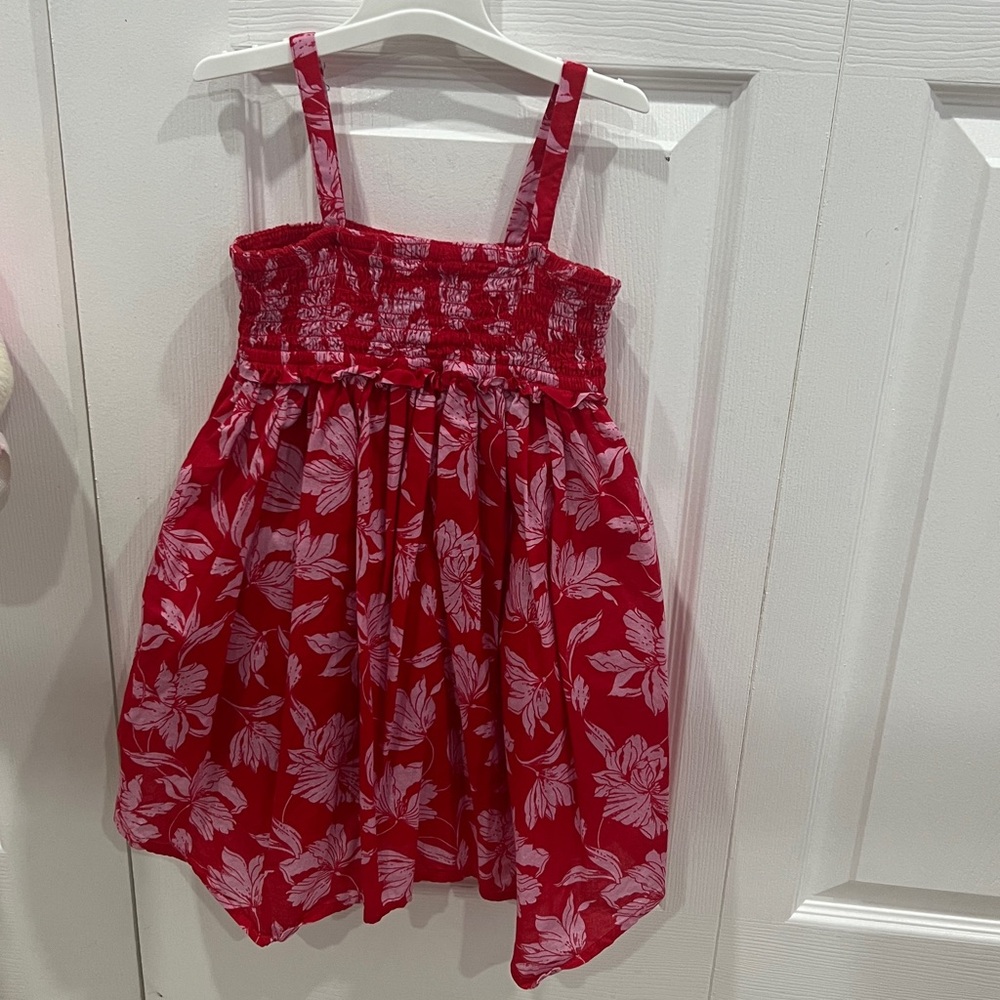 GAP Red and White Floral Kids Dress